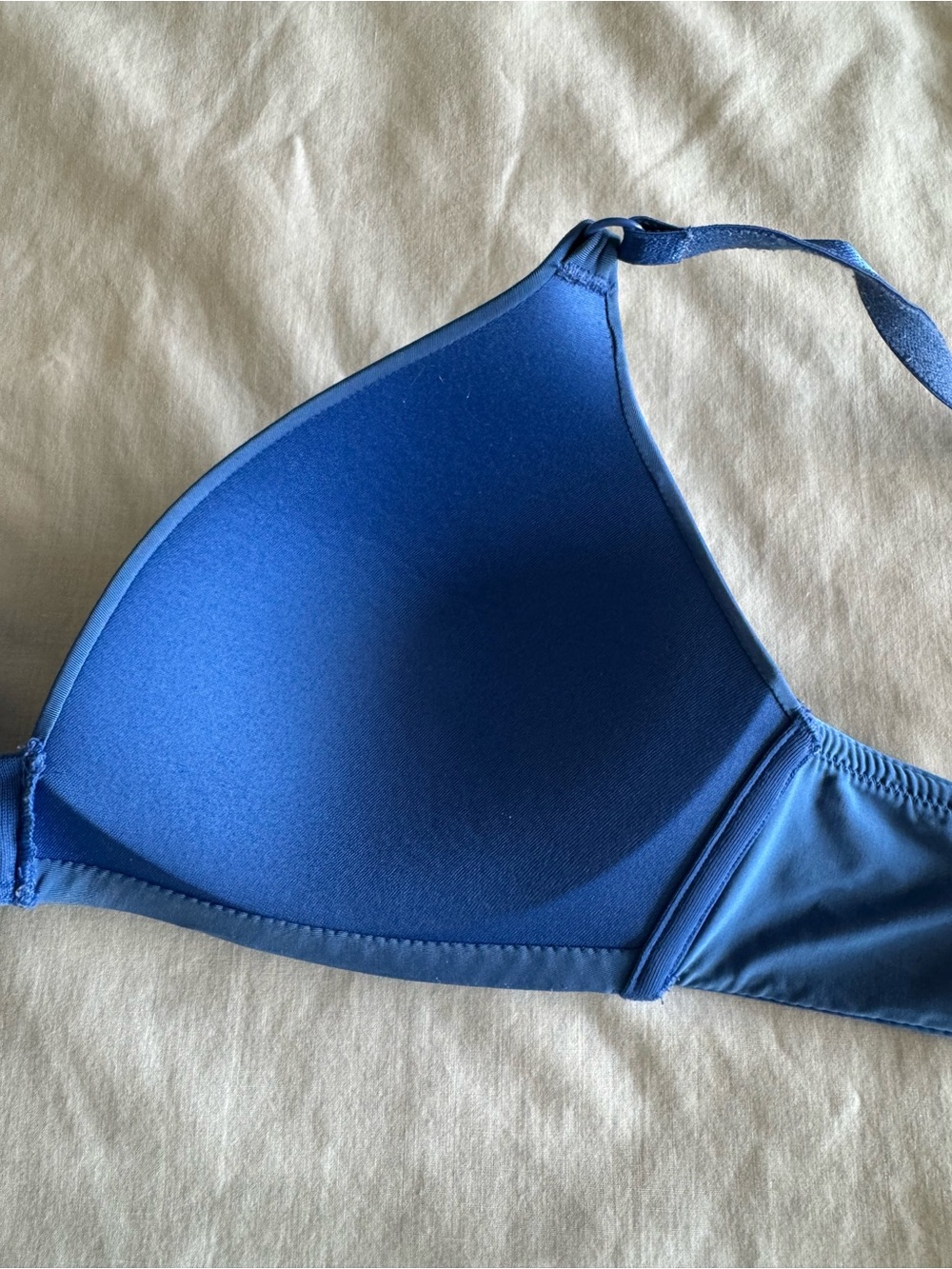 Victoria's Secret Smooth Molded Royal Blue Bra Light Padding No Push Up 34B - Picture 5 of 10